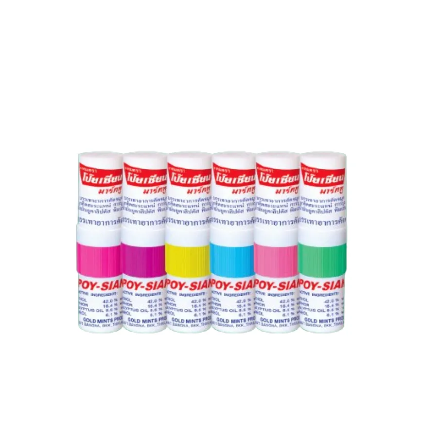 Poy Sian Inhaler and Liniment 2-in-1 (Pack of 6)