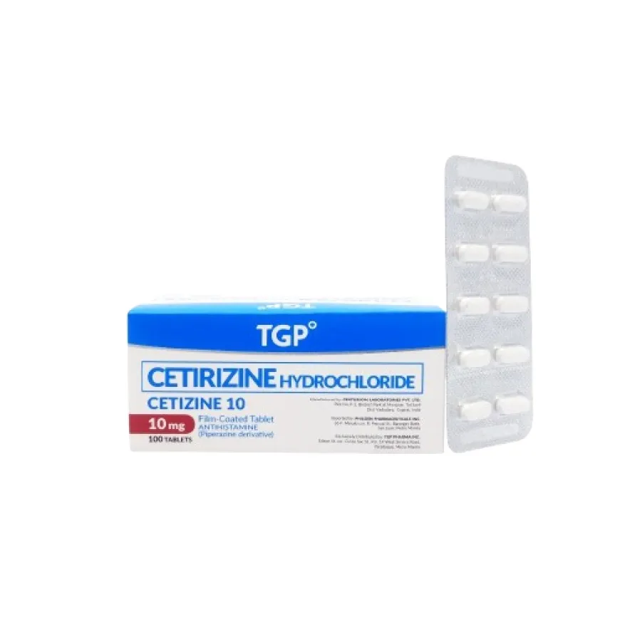 CETIZINE TGP Cetirizine 10mg Tablet 100s kontra bahing o allergy