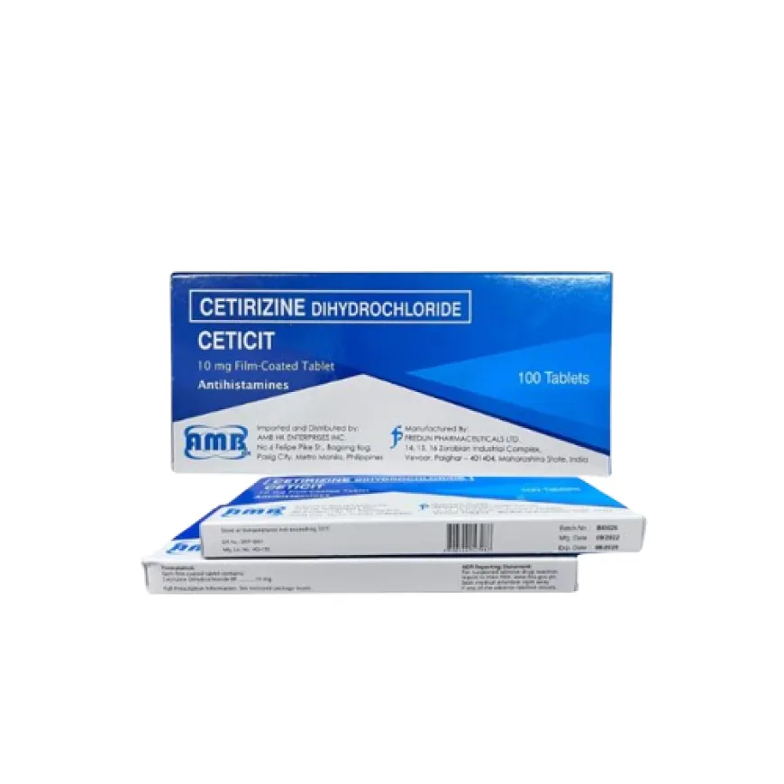 Ceticit Cetirizine FC Tablet 10mg- Pack of 100 Tablets