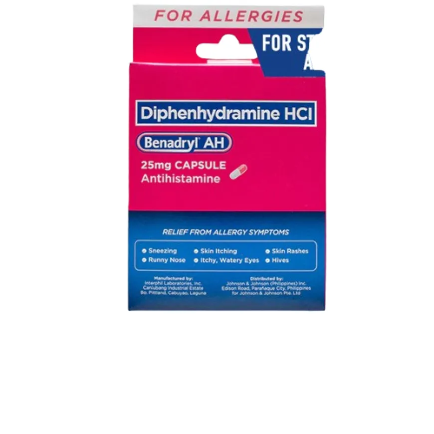 BENADRYL Anti-histamine 25mg 4s