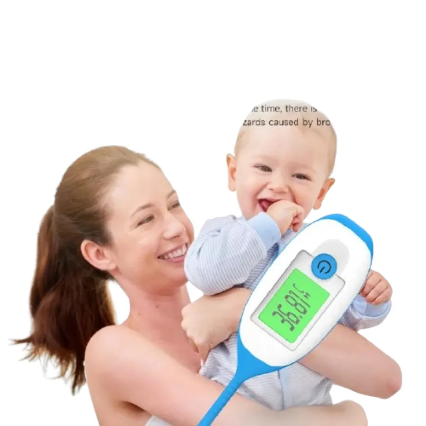 Yongrow Accurate Thermometer for Baby with Fever Alarm and Large Display
