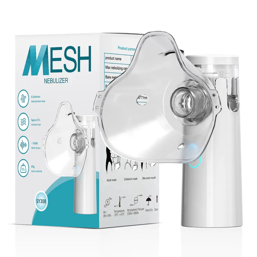 MCI Portable Atomizer Medical Ultrasonic Mesh Nebulizer for Kids and Adults