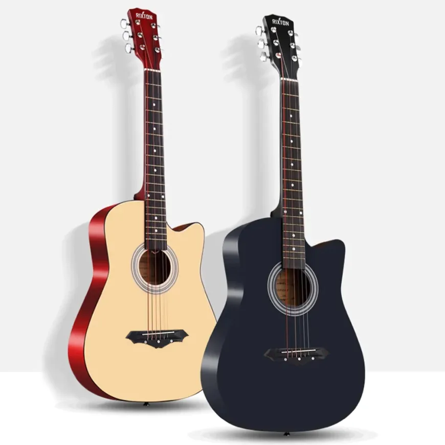Rixton Acoustic Guitar (38″ & 41″ Beginner Set)