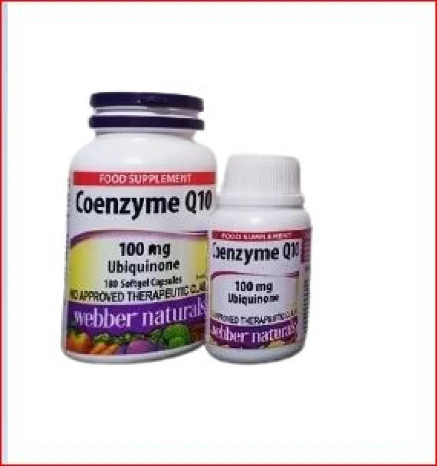 Webber Naturals CoQ10 Coenzyme Supplement 100mg Softgel Capsules