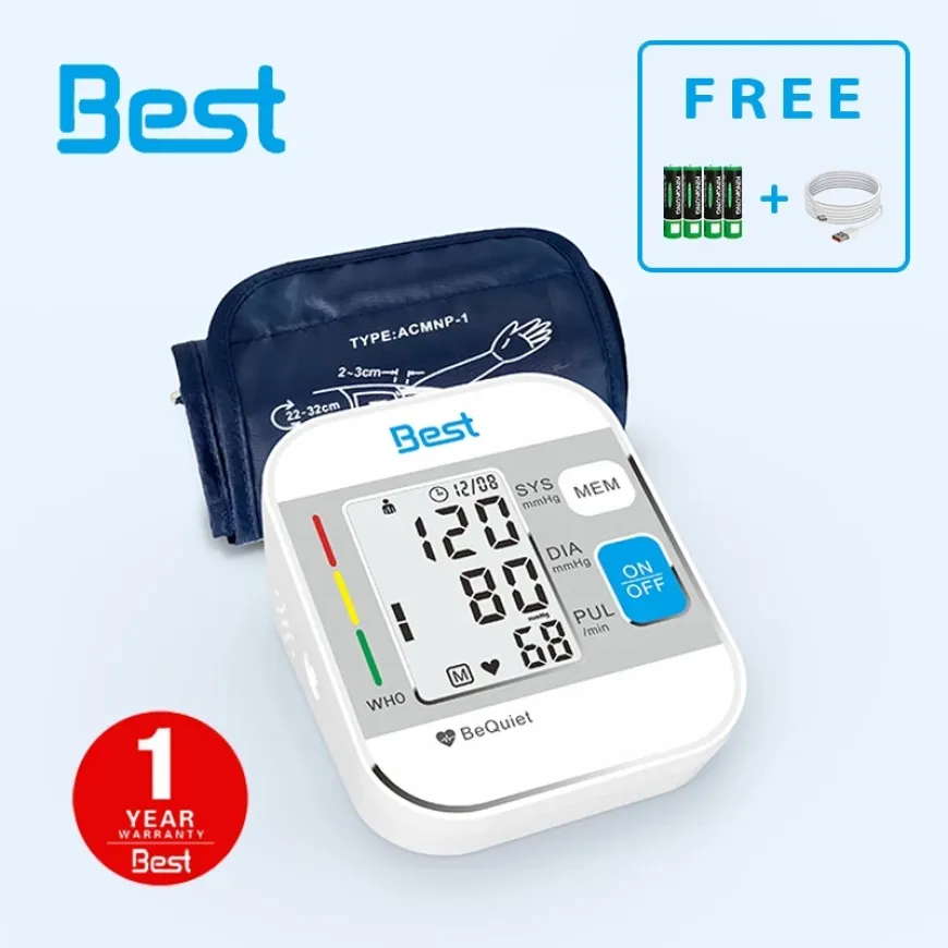 Original Best BXY-17 USB Powered Automatic Digital Blood Pressure Monitor with Heart Rate Pulse.