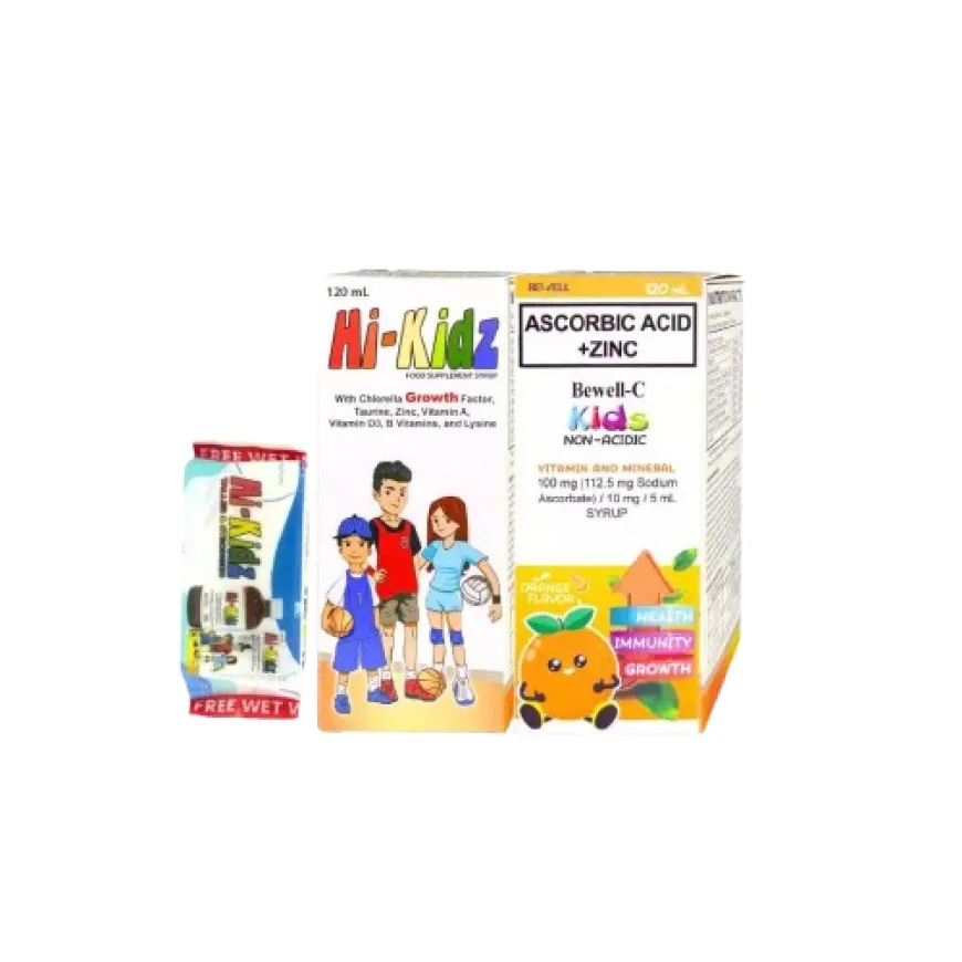Tangkad Lusog BUNDLE 120mL Bewell C Kids and Hi-Kidz Multivitamins