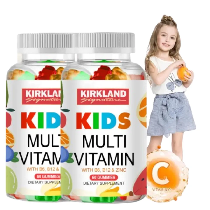 KIRKLAND Children's Multivitamin Gummies 600IU Vitamin D, supports healthy bones and teeth